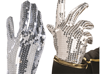 Michael Jackson Handschuhe | Sofort verfgbar | Fasching 365   Feestkleding365