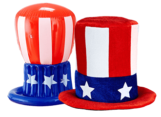 Amerikanische Hüte