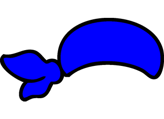 Blaue Bandanas