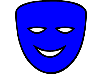 Blaue Masken