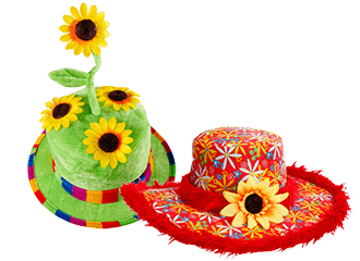 Blumen Hüte