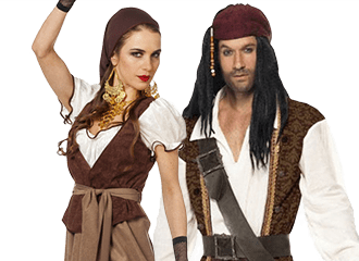 Braune Partykleidung