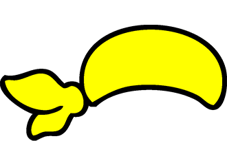 Gelbe Bandanas