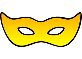 Goldene Augenmasken