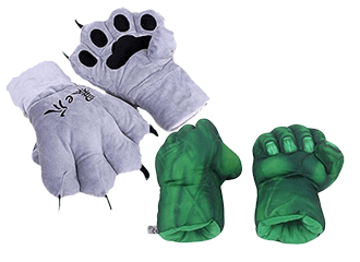 Lustige Handschuhe