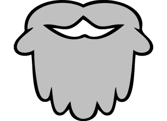 Graue Bärte
