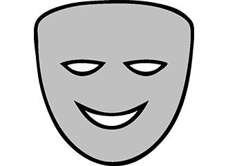 Graue Masken