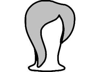 Graue Perücken