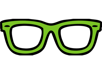 Grüne Brillen