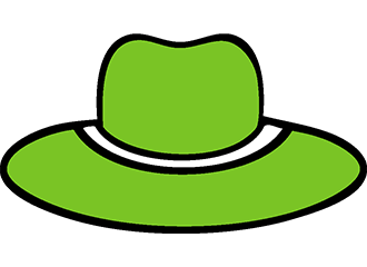 Grüne Hüte