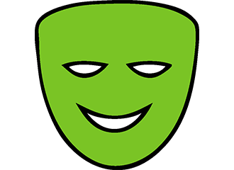 Grüne Masken