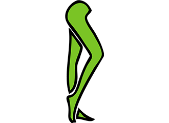 Grüne Strumpfhosen