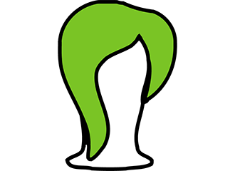 Grüne Perücken