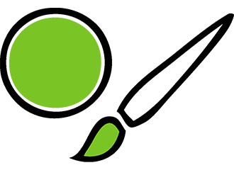 Grüne Schminke