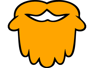 Orange Bärte