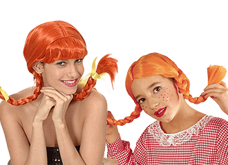 Pippi Langstrumpf Perücken