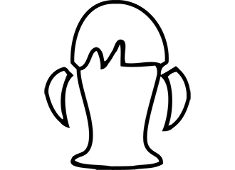 Perücken mit Schwanz