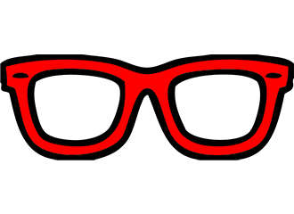 Rote Brillen