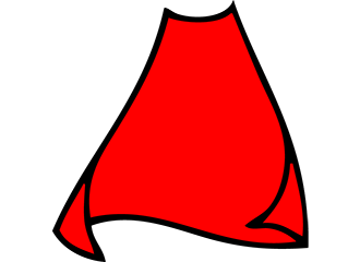 Rote Umhänge