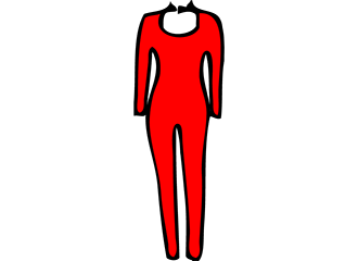 Rote Catsuits