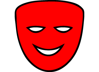 Rote Masken