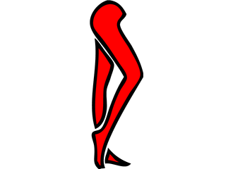 Rote Strumpfhosen