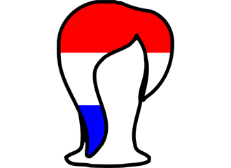 Rot-Weiß-Blaue Perücken