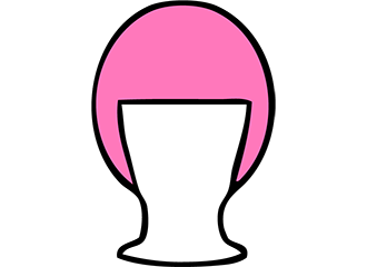 Pinke Bob Perücken