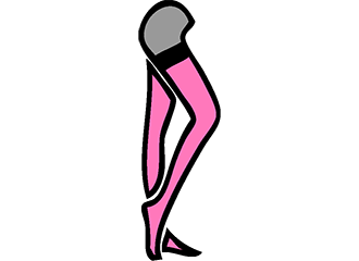 Pinke Strümpfe