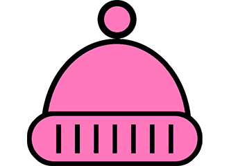 Pinke Mützen