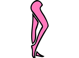 Pinke Strumpfhosen