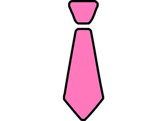 Pinke Krawatten