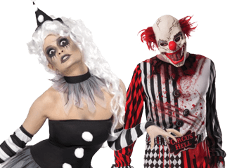 Grüselige Clown Outfit