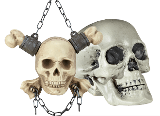 Schädel für Halloween