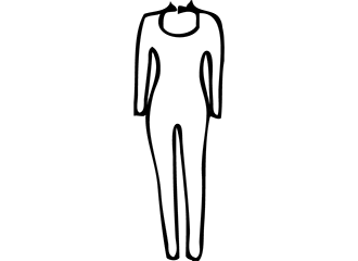 Weiße Catsuits