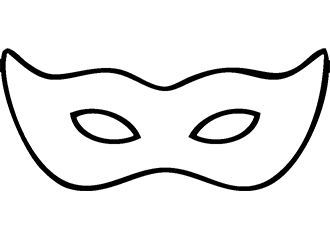 Weiße Augenmasken