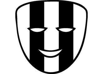 Schwarz-Weiße Masken
