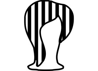 Schwarz-Weiße Perücken