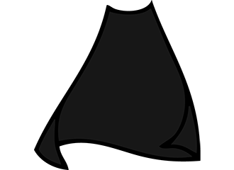 Schwarze Umhänge