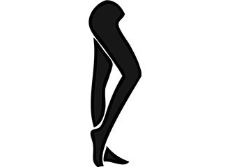 Schwarze Strumpfhose