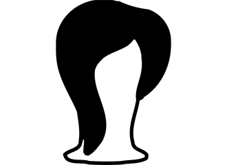Schwarze Perücken
