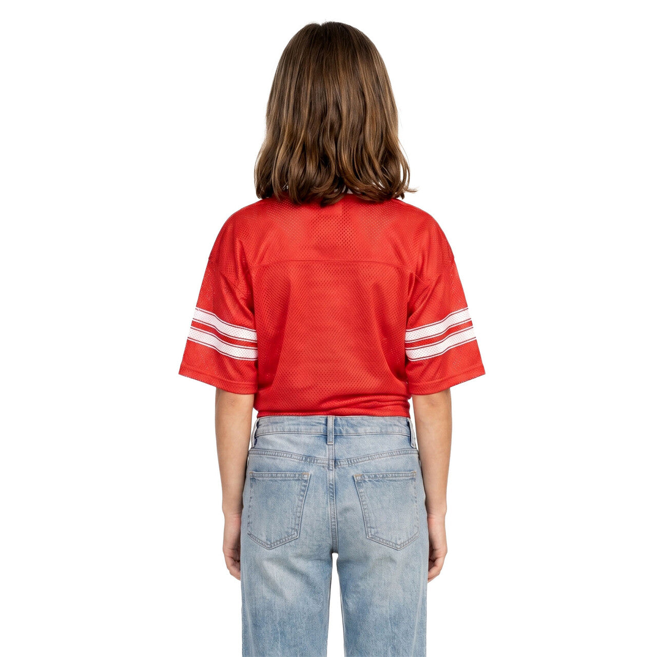 Op deze afbeelding zie je een Kostuums, van het merk Wilbers. Sky Star IJshockeyshirt Blauw (Oversized) Kind Kostuum