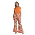 Hippiebroek Bloem Vrouw