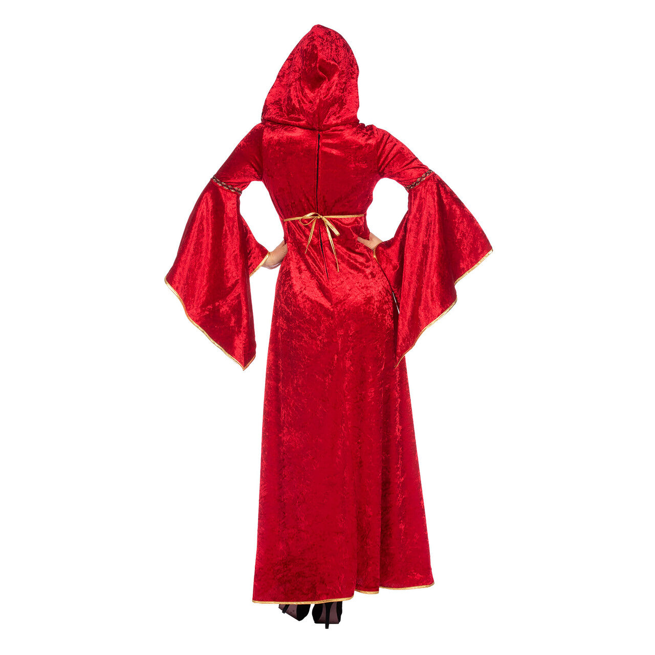 Op deze afbeelding zie je een Kostuums, van het merk Wilbers. Lady Redhood Van Adel Vrouw Kostuum