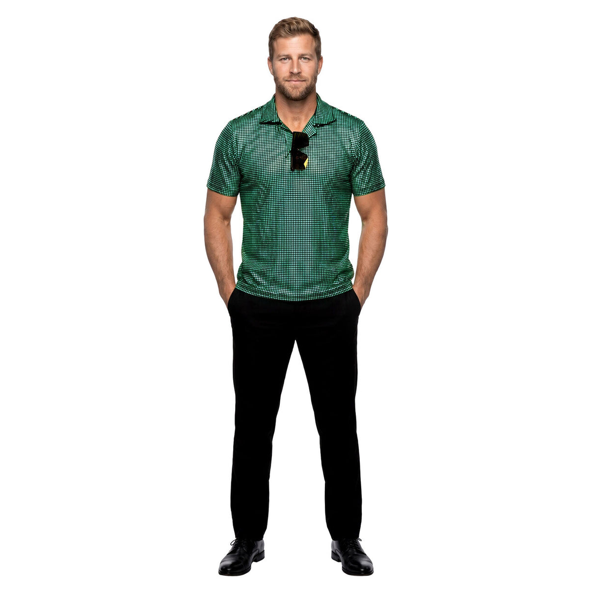 Op deze afbeelding zie je een Kostuums, van het merk Wilbers. Polo Darter Bulls Eye Groen Man