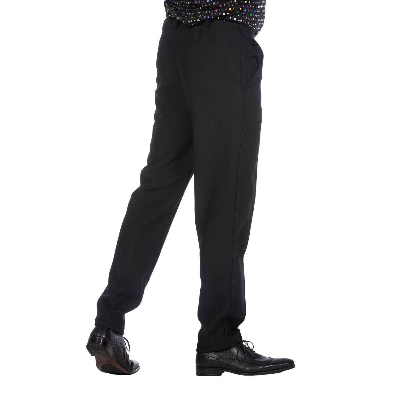 Op deze afbeelding zie je een Kostuums, van het merk Wilbers. Nette Zwarte Heren Pantalon Met Zakken Man