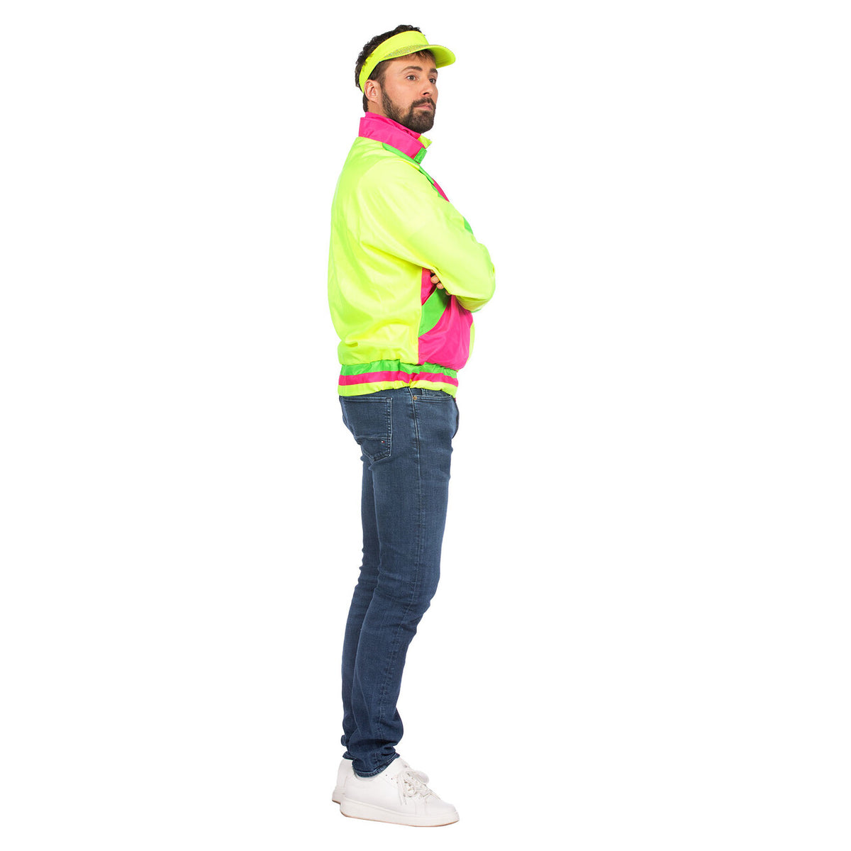 Op deze afbeelding zie je een Kostuums, van het merk Wilbers. Trainingsvest Retro Mellow Yellow Man