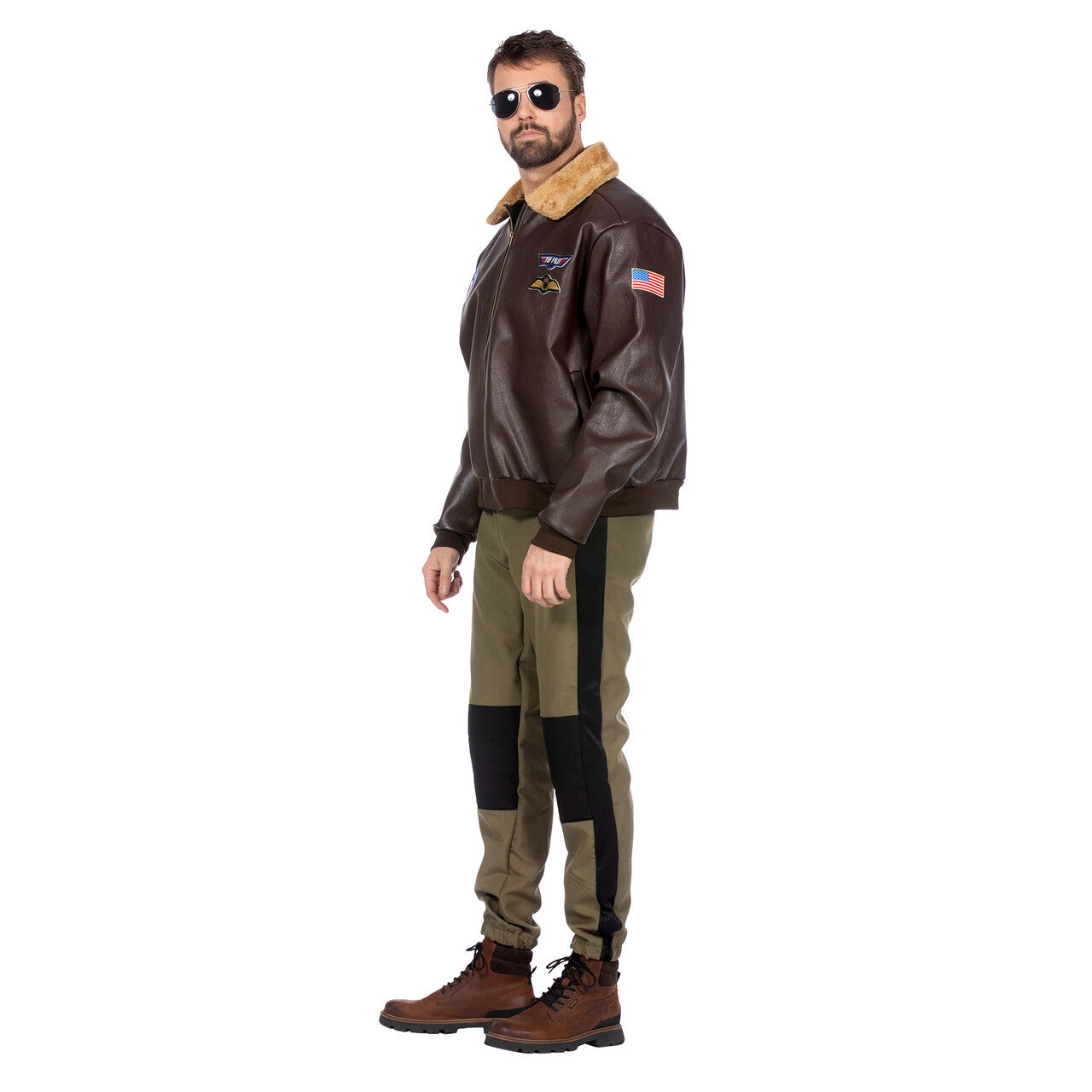 Op deze afbeelding zie je een Kostuums, van het merk Wilbers. Bomberjack Piloot Falcon Flight Man