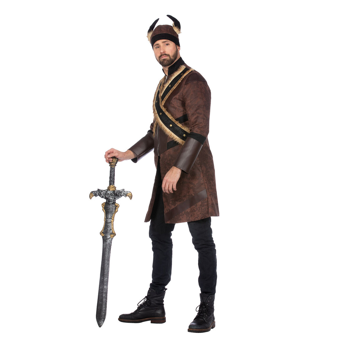 Op deze afbeelding zie je een Kostuums, van het merk Wilbers. Viking Woesteling Man Kostuum