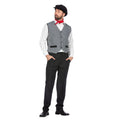 Bauerhochzeit Weste Grau Gestreift Herren